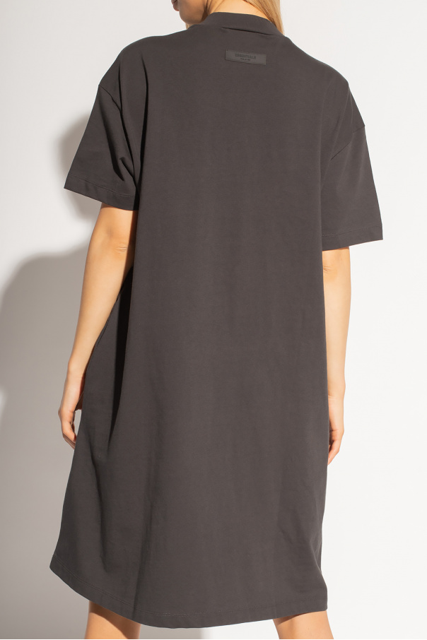 ワンピース FEAR OF GOD DRESS (125SP257154FW) Buy Fear of God Essentials Long-Sleeve Tee Dress 'Off Black